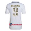 Virallinen Fanipaita Real Madrid BENZEMA 9 Ballon d Or Kotipelipaita 2022-23 - Miesten